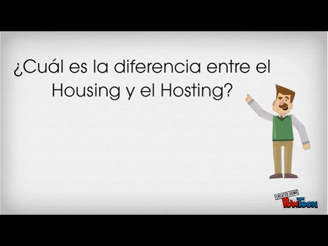 cual es la diferencia entre hosting y housing